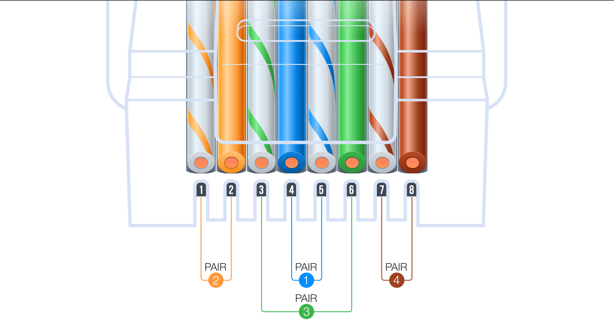 TIA/EIA T568A Versus T568B | Belcom Cables